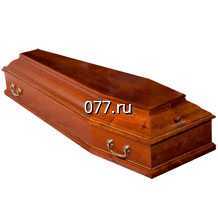 гроб изготовление на заказ, темный орех, шестигранный