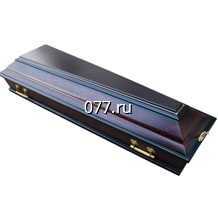 гроб изготовление на заказ, однотонный, шестигранный