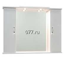 шкаф для ванной комнаты настенный (навесной) с зеркалом, подсветкой, в т.ч. угловой