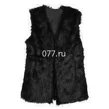 жилет женский из меха натурального (меховой): лиса, норка, песец, чернобурка