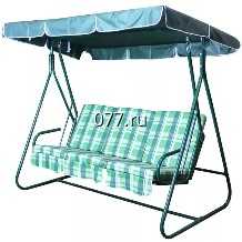 качели садовые (дачные) Элит Премиум,  цвет зеленый