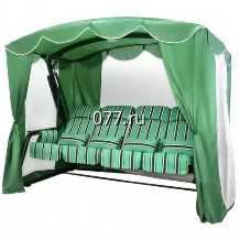 качели садовые (дачные) Сицилия, цвет зеленый
