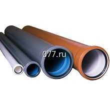 труба поливинилхлоридная (пластиковая, ПВХ) канализационная, Синикон (SINIKON) Россия