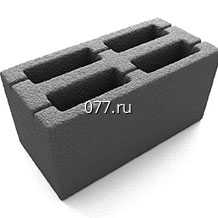 блок керамзитобетонный перегородочный блок 390х190х90 (полублок) М50