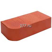 кирпич облицовочный (лицевой) каминный (печной) ЛСР, фигурный красный 1,0 М-400 упаковка (256 шт.)