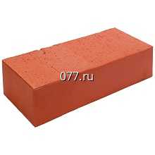 кирпич облицовочный (лицевой) каминный (печной) ЛСР, красный 1,0 М-400 упаковка (240 шт.)