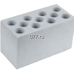 кирпич рядовой силикатный, двойной пустотелый