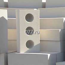 кирпич рядовой силикатный, двойной пустотелый