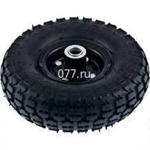 колесо для тачки (тележки) садово-строительной с подшипником и камерой 3х8, ось 20 мм