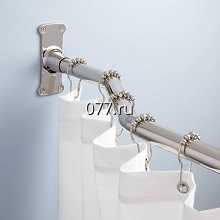 карниз (багет) для штор в ванную комнату