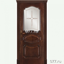 дверь (блок) межкомнатная распашная натуральный шпон, Контур (Ульяновск)