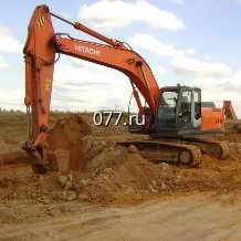 котлован-рытье (разработка, устройство) экскаватором, с вывозом грунта на расстояние до 1 км