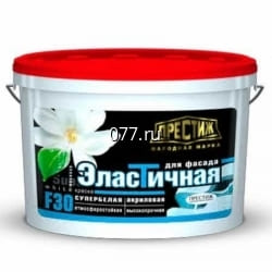 краска акриловая фасадная (с добавлением силикона, резиновая, эластичная)