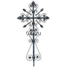 крест ритуальный (надгробный, похоронный) изготовление на заказ, металл 