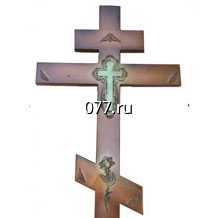 крест ритуальный (надгробный, похоронный) изготовление на заказ, дуб