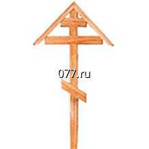крест ритуальный (надгробный, похоронный) изготовление на заказ, дубовый узкий