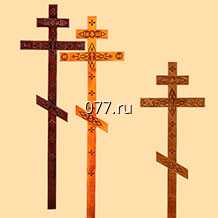крест ритуальный (надгробный, похоронный) сосновый 2100 светлый