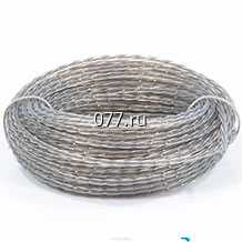 леска (корд) для триммера бензинового (бензокосы, бензотриммера, косы бензиновой, мотокосы) флуоресцентная (2.0 мм; 15 м; звезда)