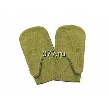 рукавицы рабочие брезентовые, суконные, трехпалые утепленные