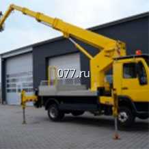 автоперевозка (доставка) грузов самопогрузчиком (грузоперевозка автомобильная) Камаз (KAMAZ), вылет стрелы 10 м, грузоподъёмность стрелы 3 т