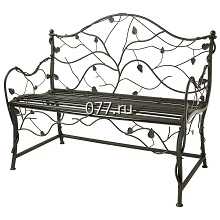 скамейка садовая (лавка дачная, скамья для отдыха на природе)-изготовление на заказ металлическая (кованая)