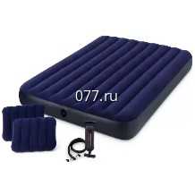 матрас-кровать надувной с ручным насосом