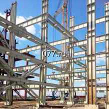 конструкция металлическая-установка (монтаж) установка одноэтажного здания из металлоконструкций высота до 24 метров