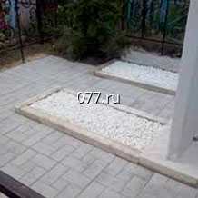 могила-благоустройство (облагораживание) мощение тротуарной плиткой