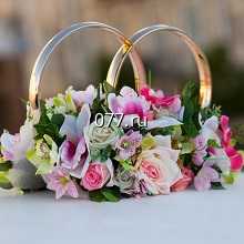 кольца на автомобиль свадебный