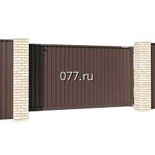 ворота въездные (уличные) откатные (складные), в т.ч. поставка