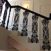 перила (ограждение лестничное, элемент лестницы) изготовление на заказ, из нержавеющей стали