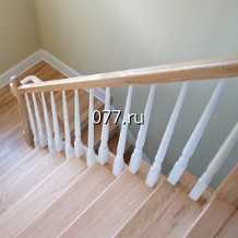 перила (ограждение лестничное, элемент лестницы)-установка (монтаж) метллические (нержавеющая сталь)