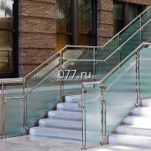 перила (ограждение лестничное, элемент лестницы)-установка (монтаж) перила на улицу