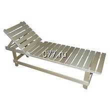 шезлонг (кресло раскладное, лежак, стул длинный) для бани, сауны
