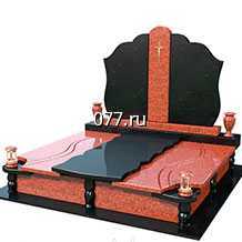 памятник надгробный (ритуальный, надгробие, плита могильная) установка (монтаж), мраморный 80х45