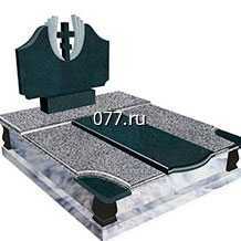 памятник надгробный (ритуальный, надгробие, плита могильная) установка (монтаж), гранитный 100х50