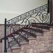 перила (ограждение лестничное, элемент лестницы) из шлифованной нержавеющей стали с вариантами диаметров