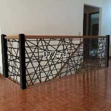 перила (ограждение лестничное, элемент лестницы) комбинированные конструкции