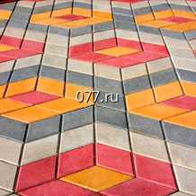 плитка тротуарная серая, цветная, класса премиум