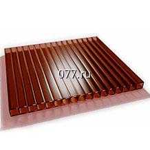 поликарбонат сотовый Карбогласс 8 мм бирюза, бронза, зеленый, коричневый