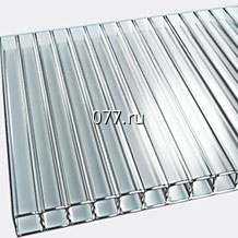 поликарбонат сотовый Ройялпласт  (ROYALPLAST) 4 мм прозрачный