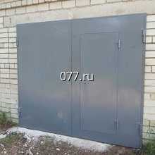 ворота гаражные (въездные в закрытое помещение) изготовление на заказ, металлические