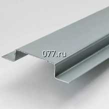 профиль для фасада вентилируемого навесного П-образный вертикальный профиль 50x20x20 1,2 мм из оцинкованной стали