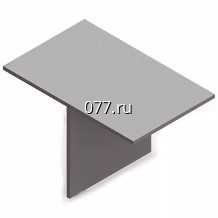 профиль для фасада вентилируемого навесного вертикальный Т-образный  80x30 из оцинкованной стали