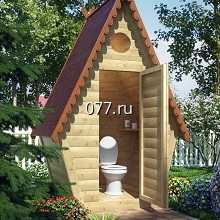 туалет дачный (уличный) деревянный