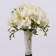 букет невесты (свадебный)-оформление (составление) из цветов живых (срезки), в т.ч. дублер