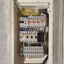 щит распределительный (электрощит)-установка (монтаж, сборка) силовой