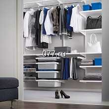 гардеробная комната (интерьерная открытая система хранения одежды)-изготовление на заказ