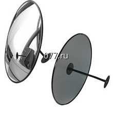 зеркало безопасности обзорное (противокражное) дорожное (уличное) круглое, с козырьком