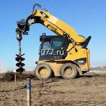 скважина под сваи (столбы, опоры)-бурение